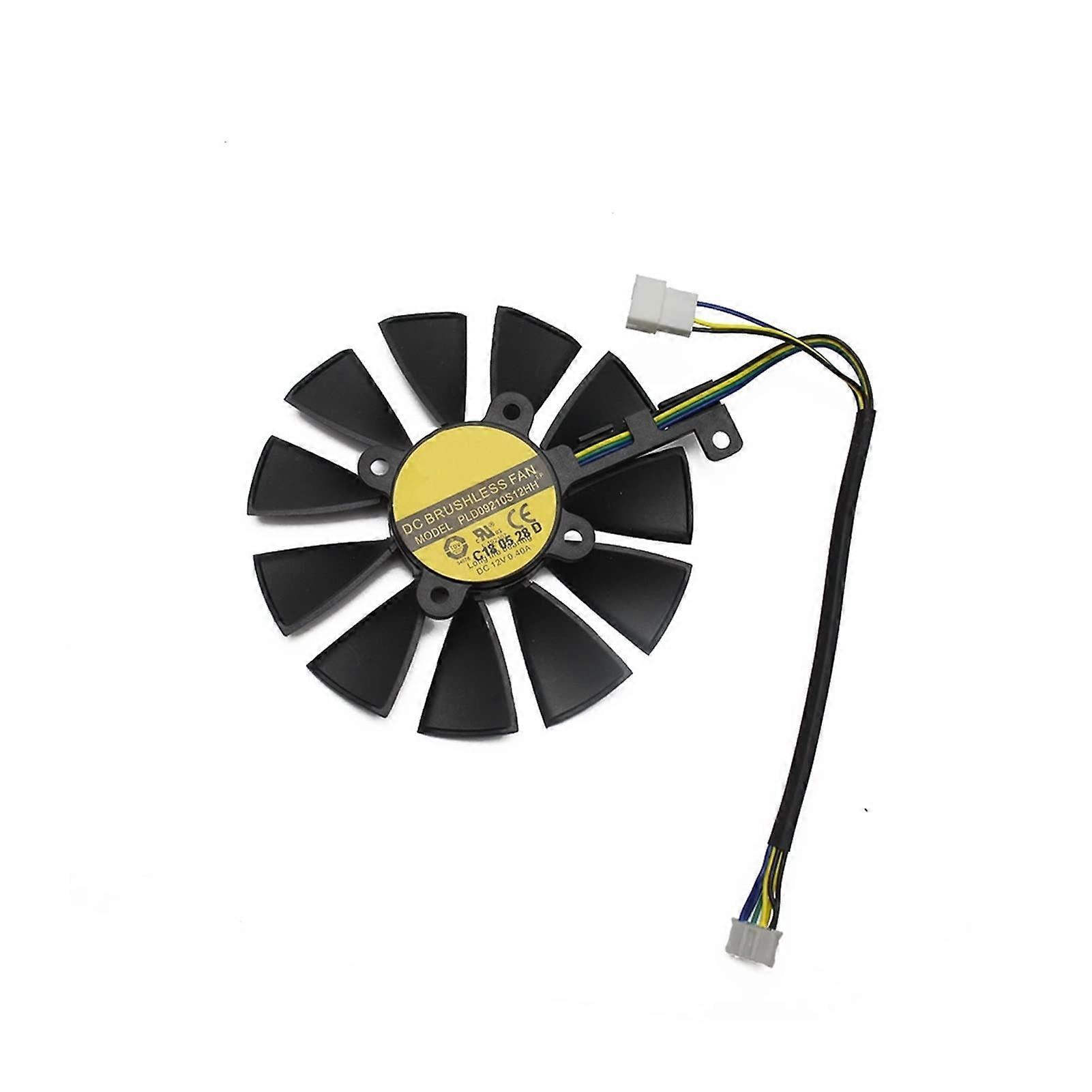 yaoqijie 87MM GTX1060 GTX1070 RX480 Cooler Fan Compatible with ASUS Graphics Card