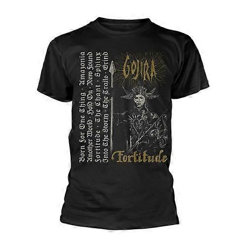 Gojira Unisex Adult Fortitude Track List T-Shirt