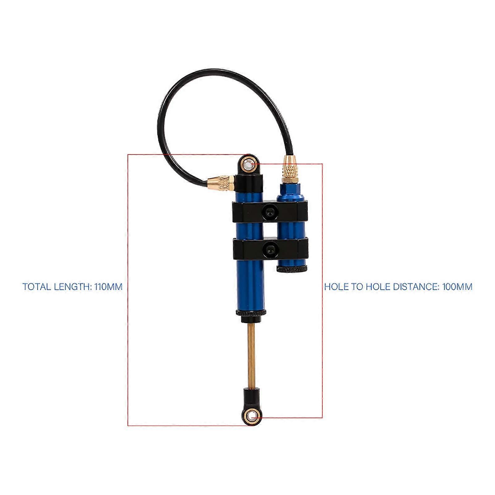 2pcs Internal Spring Negative Pressure Shock Absorber 100mm Metal for Traxxas HSP Redcat RC4WD Tamiya Axial Wraith SCX10 D90 HPI RC Crawler