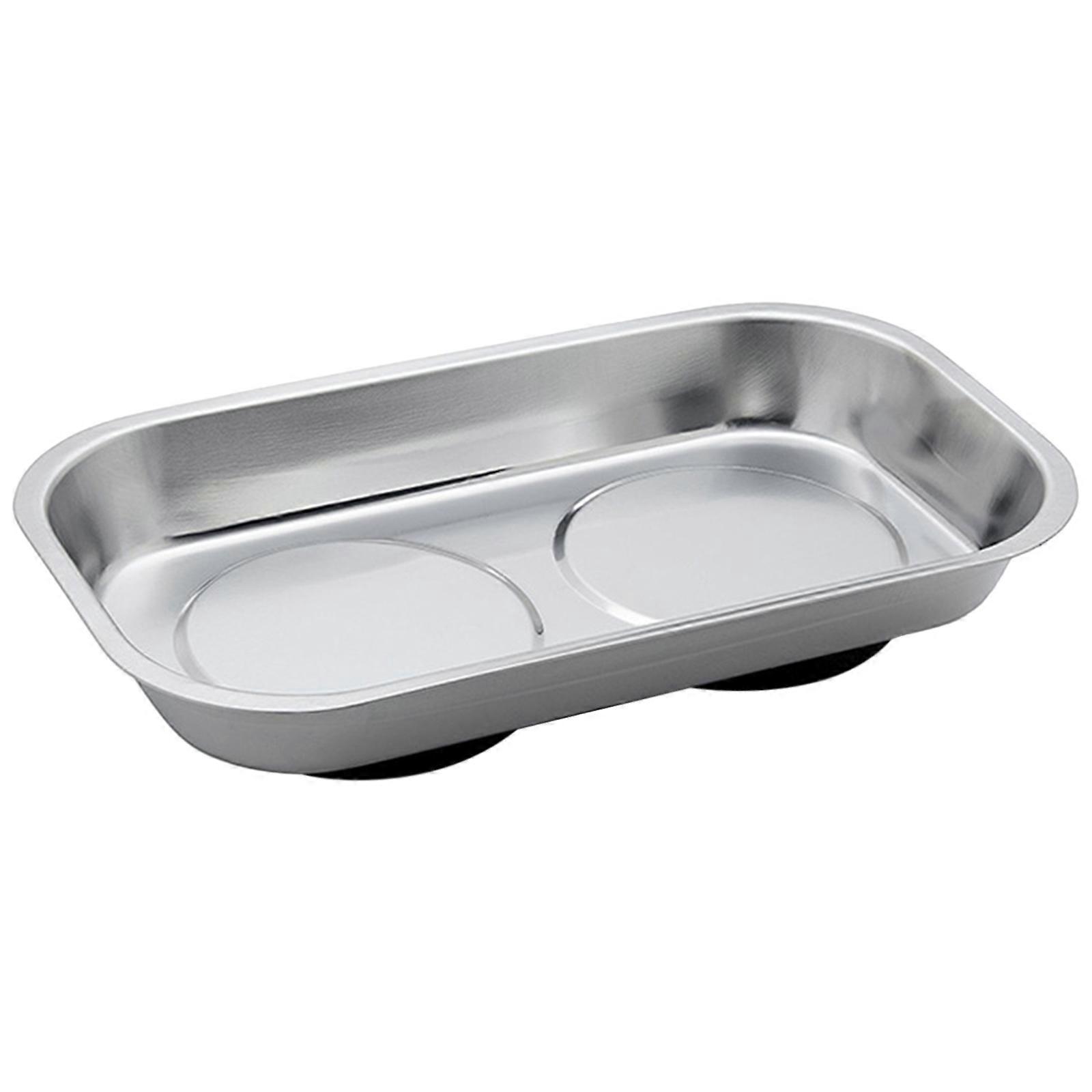 Rectangle Magnetic Nut and Bolt Tray for Garage Tool Organization Keep Nuts Drill Bits Bolts Nails Neatly Stored