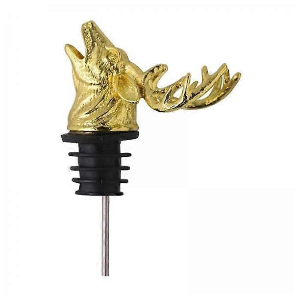 5x Pourer Zinc Alloy Deer Stopper Drinks