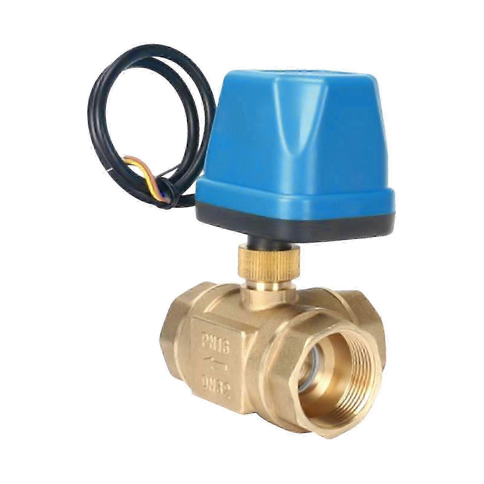 DN32 3ウェイゾーンバルブ電動切り替え真鍮バルブ