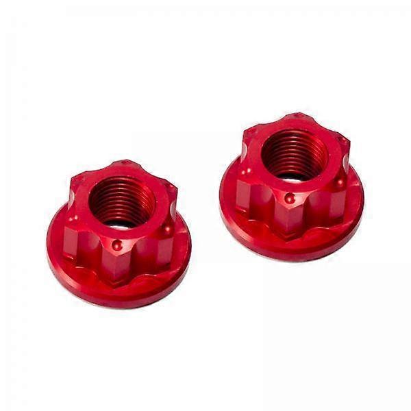 3x Aluminum Hub Axle Nuts for Effortless Setup