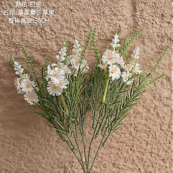 2pcs Artificial Flower Bouquets: Realistic Faux Flowers For Vase Diy Seasonal Decorations Wedding And Home Decoration