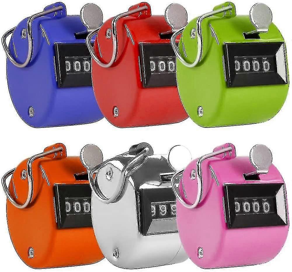 Mini Colorful 4-Digit Tally Counter with Sports Counters - 1 Piece