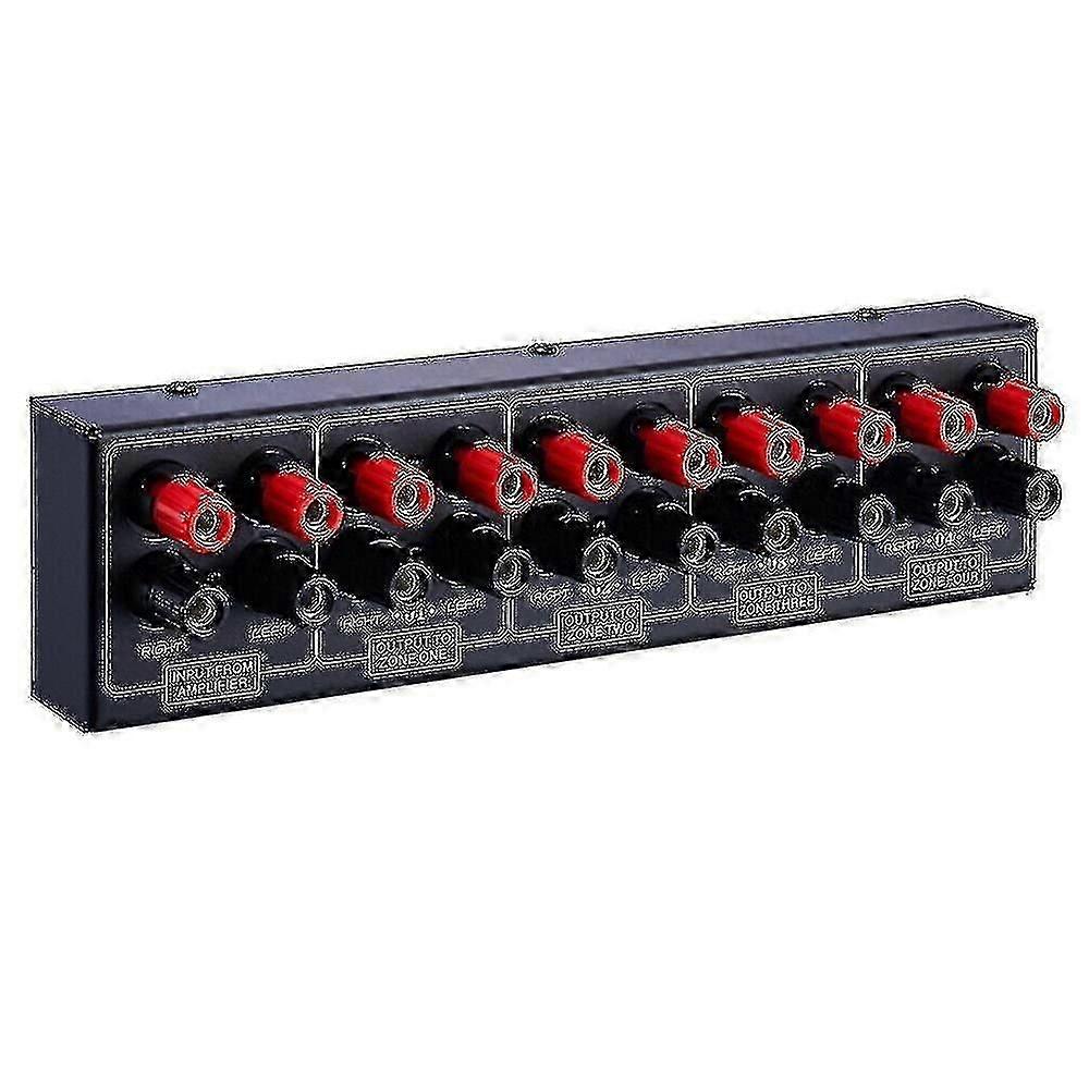 Assive 1-in-4-out Amplifier / Speaker Splitter Box Distributor Audio Switcher