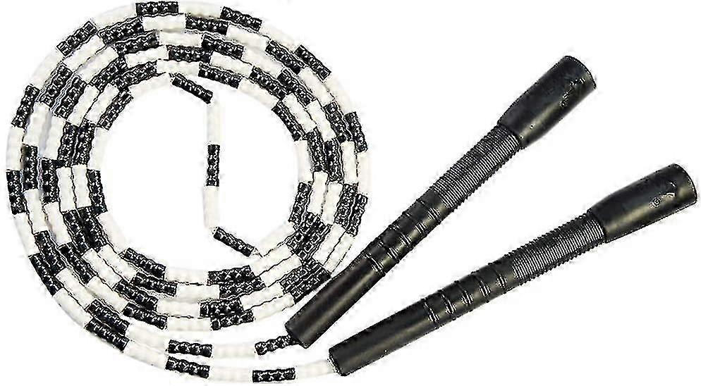 Adjustable Tangle-free Skipping Rope - Soft Beaded Segment Ideal for Workouts