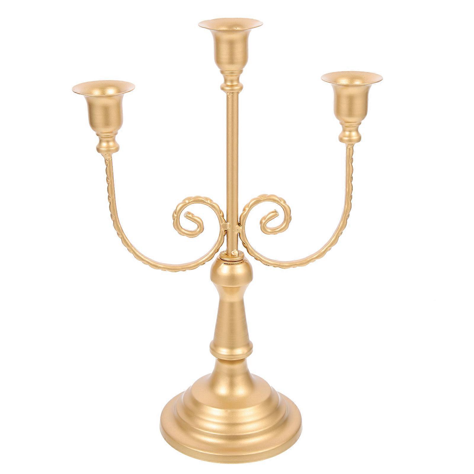 Practical Candelabrum, Multi-head Candle Holder for Festive Tabletops