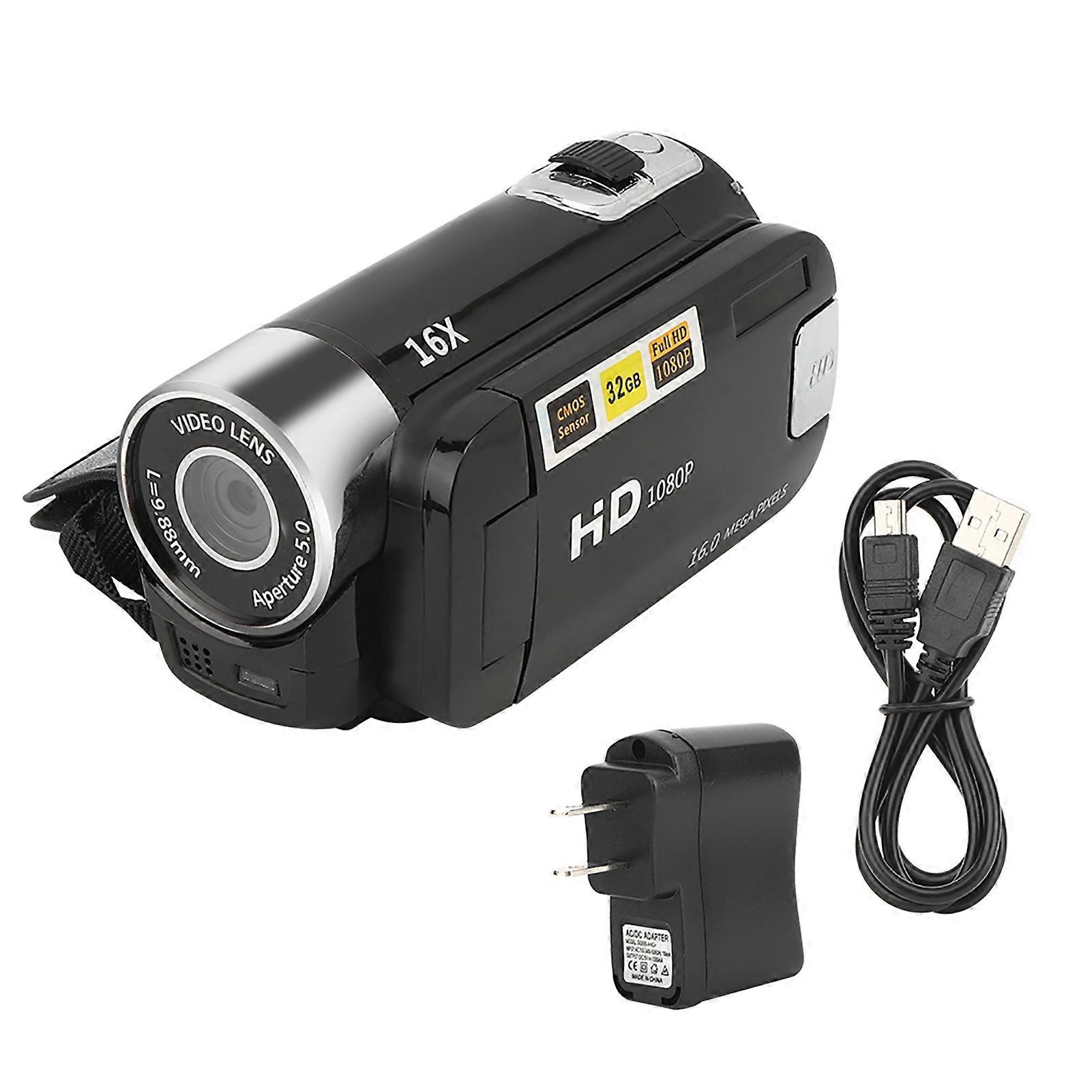 High Definition Digital Camcorder with 16X Zoom and 2.7" Display, Lightweight & Durable