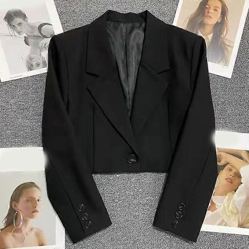 Short Suit Jacket for Women In Spring and Autumn Style, with A High-end Temperament, Slim Fit, Small and Casual Suit
