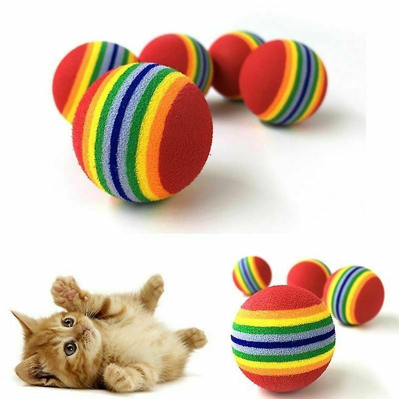 5pcs Multicolor Balls For Cat Toys