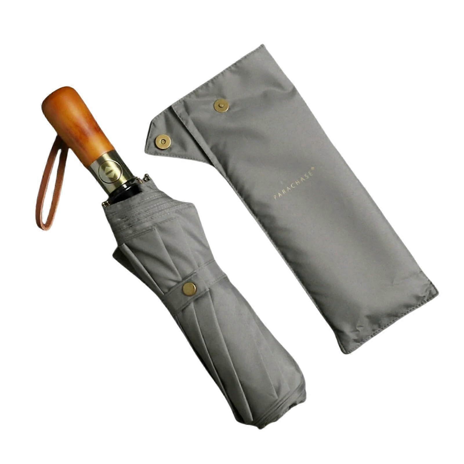 umbrella men business style 115 cm automatic rain double layer 10k windproof large golf umbrellagray10k gray 10k