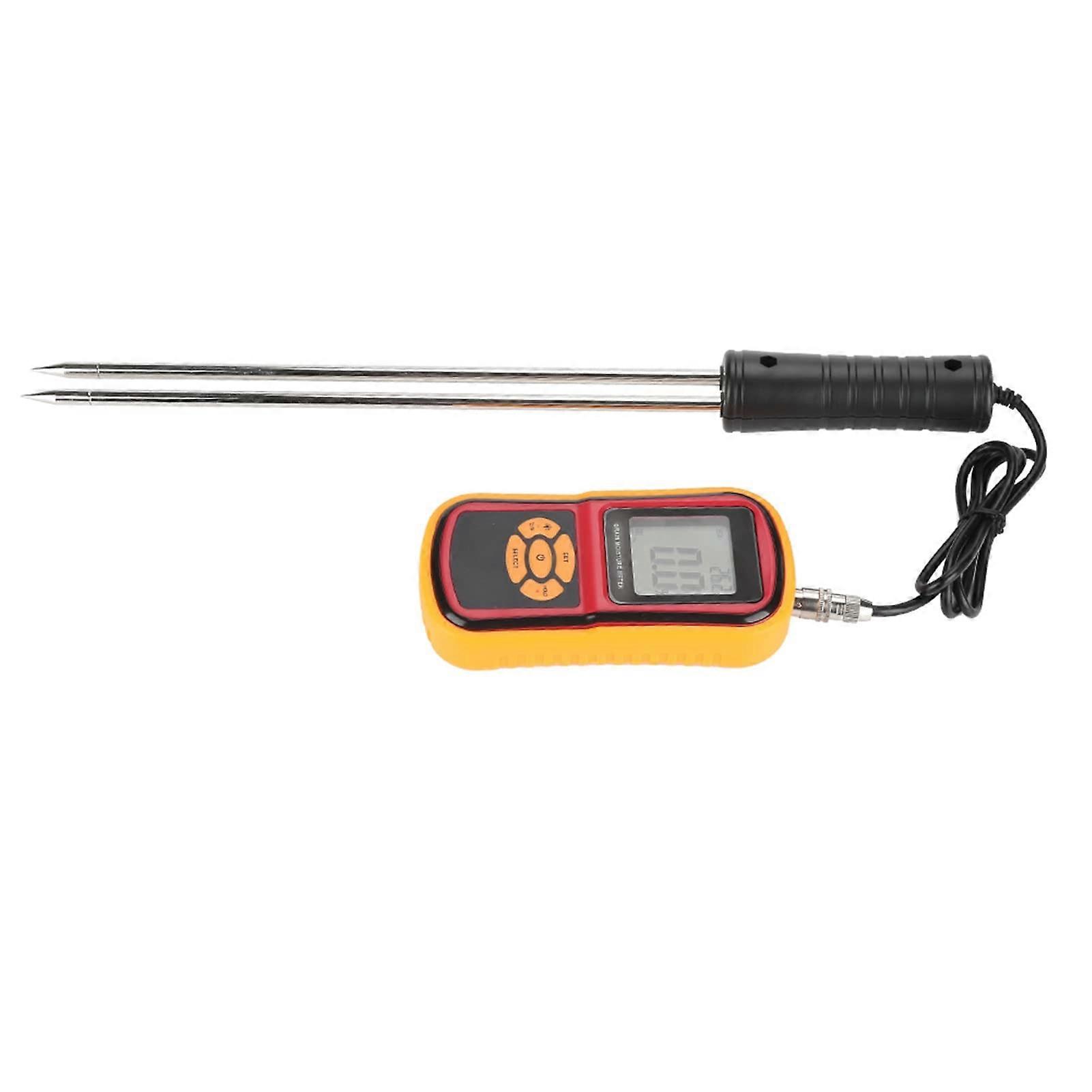 GM640 Digital LCD Grain Temperature Meter for Wheat, Rice, Corn Beans