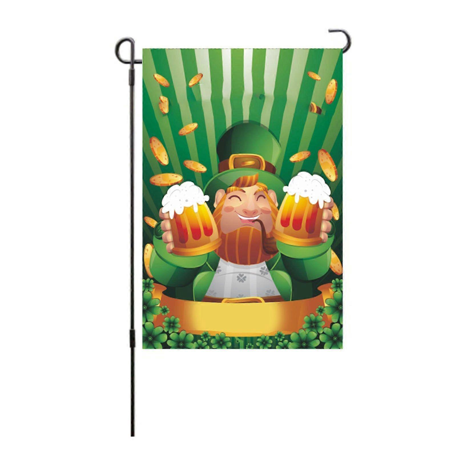 2025 Latest Model  Garden Flag Double Sided Clover Machine Washable Polyester