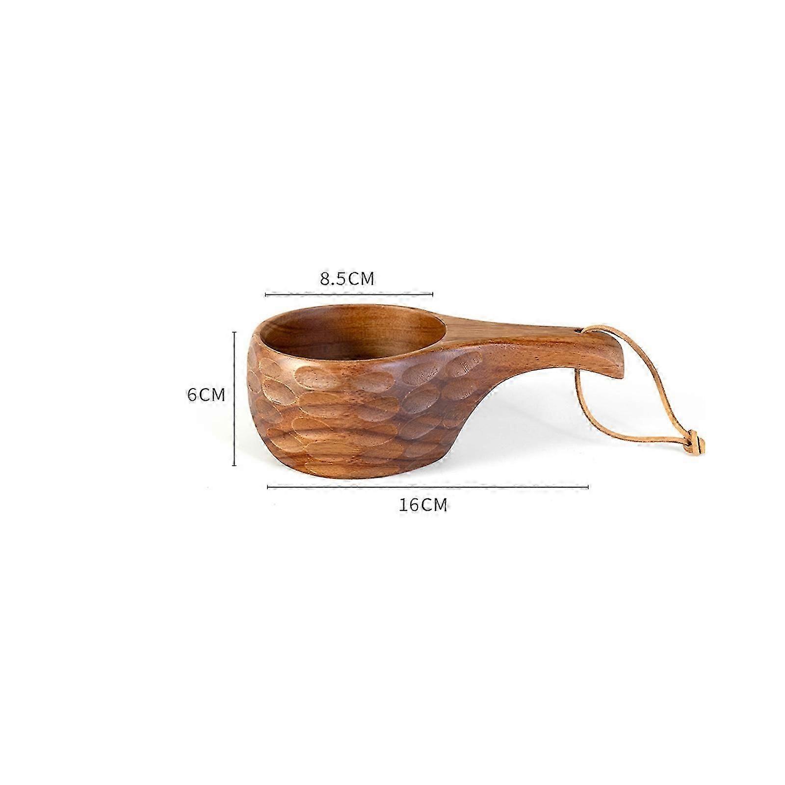 Trekopp japansk trekopp med håndtak og munn trekopp