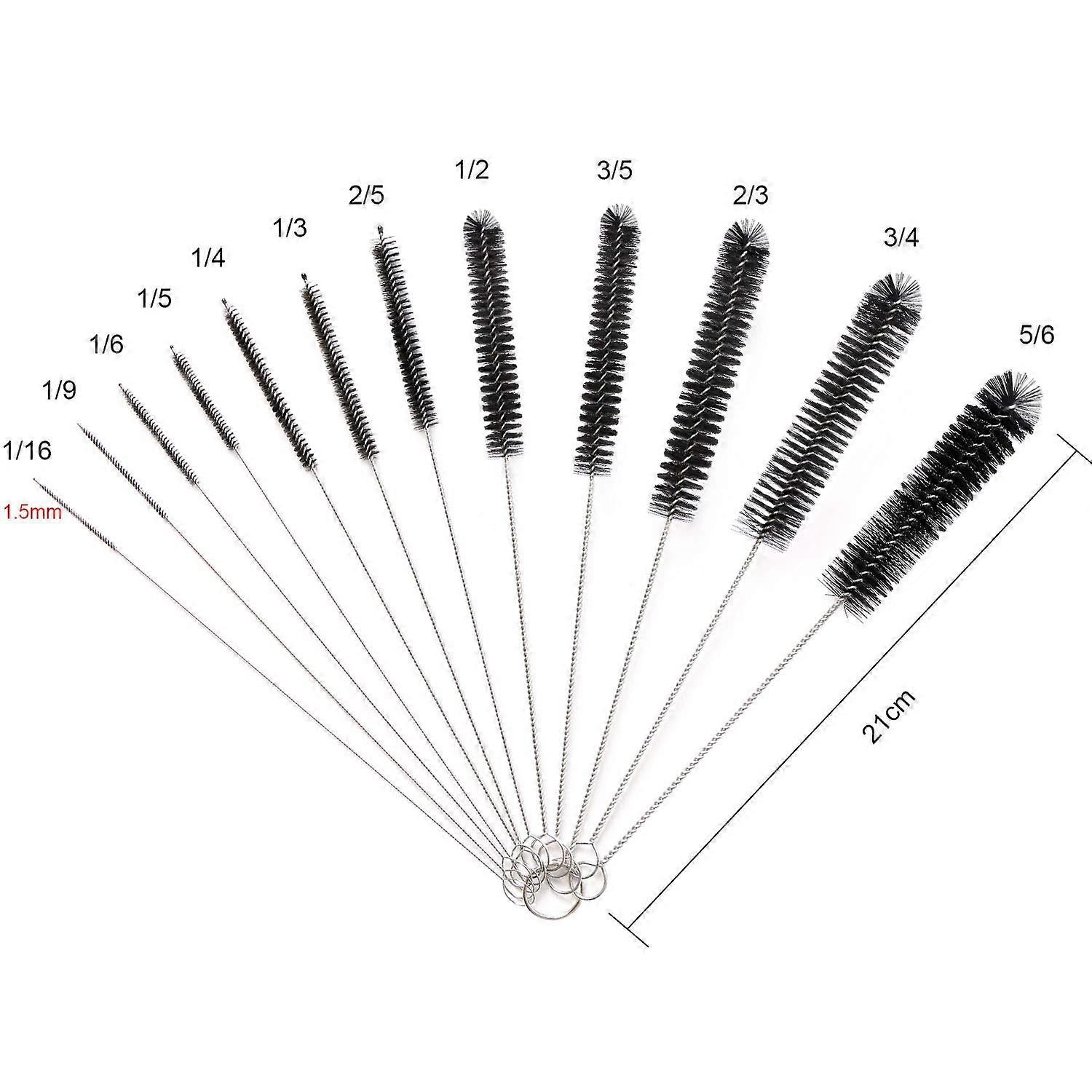 Tube Brush  Nylon Bottle Pipe Cleaner  12 Pcs Long Bottle Cleaning Brushes  Straw Brush  Kettle Spout Brush Bottle Brush