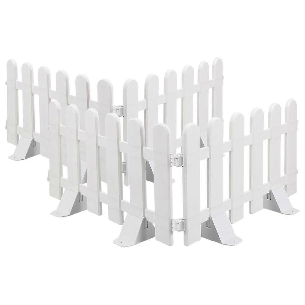 Durable Landscape Edging, Plastic Fence for Courtyard and Balcony Beautification