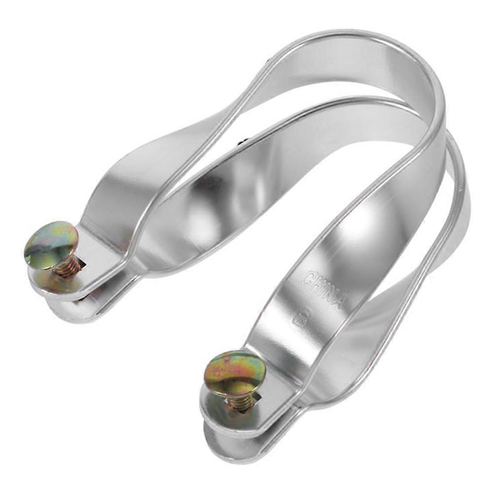 Greenhouse Frame Joint Connector Aluminum Alloy Bracket Clamp Cross Connector U Shaped Silver 7 2x4cm Secure Construction 1Set