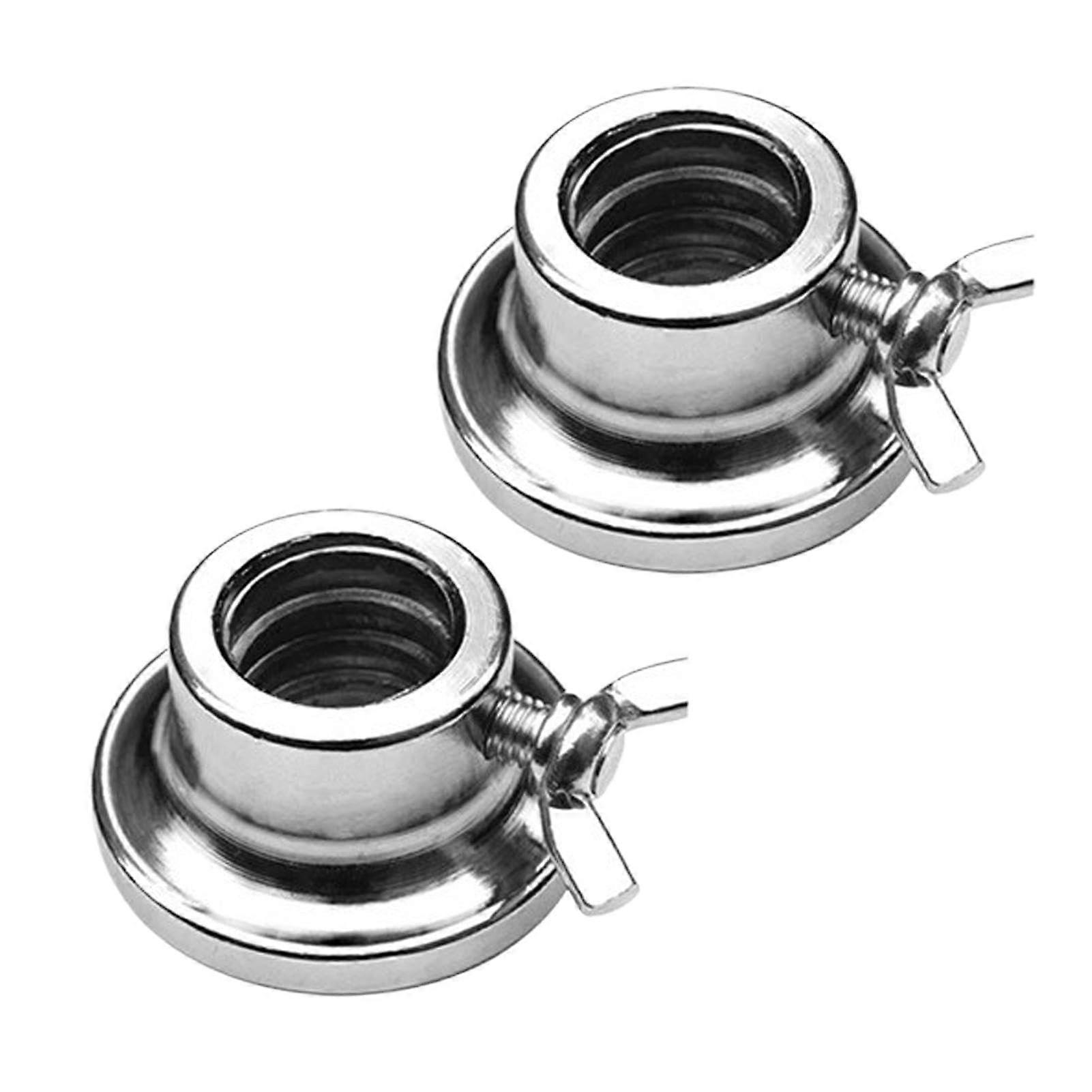 Barbell clamp, barbell lock, 2 x hex nuts for dumbbells, weight bar clamp, cast iron, 2.5 cm barbell clip for barbell, dumbbell, weightlifting