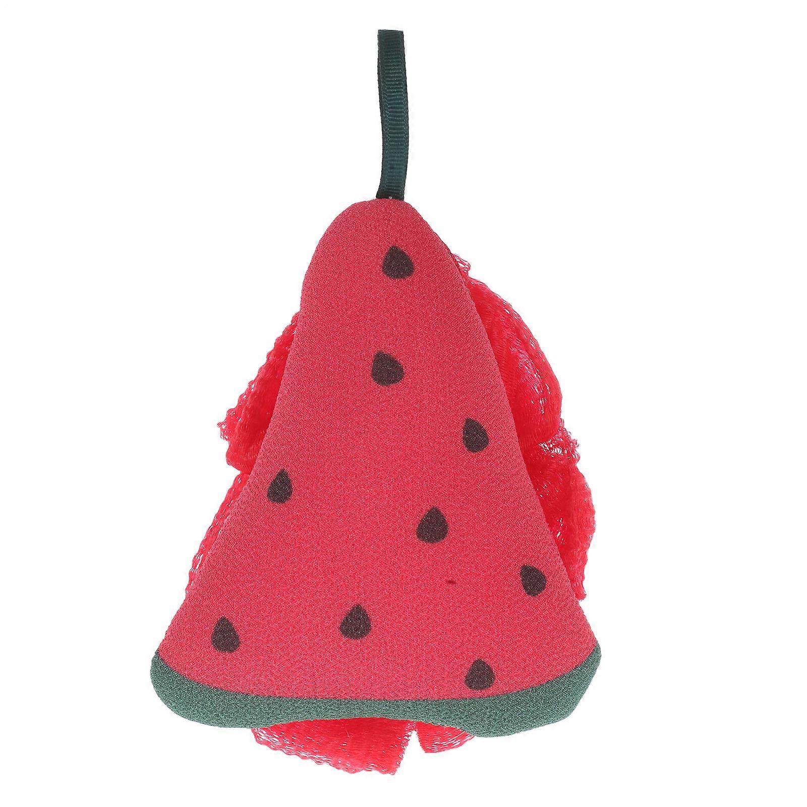 Loofah Cloth Bath Sponge Shower Body Scrubber Polyester Two-In-One Design Daily Shower All Ages 1Set
