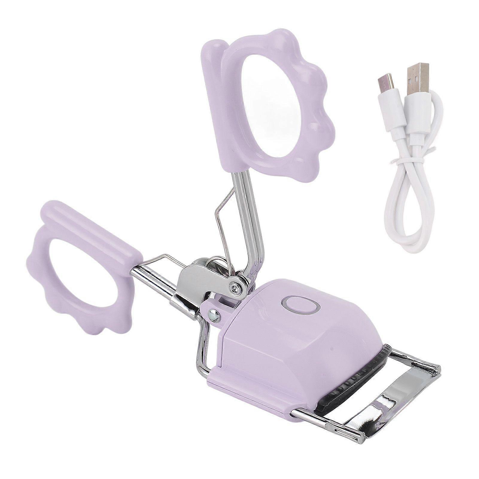 2025 Latest Model Heated Eyelash Curler Rechargeable with Type C Long Lasting ...