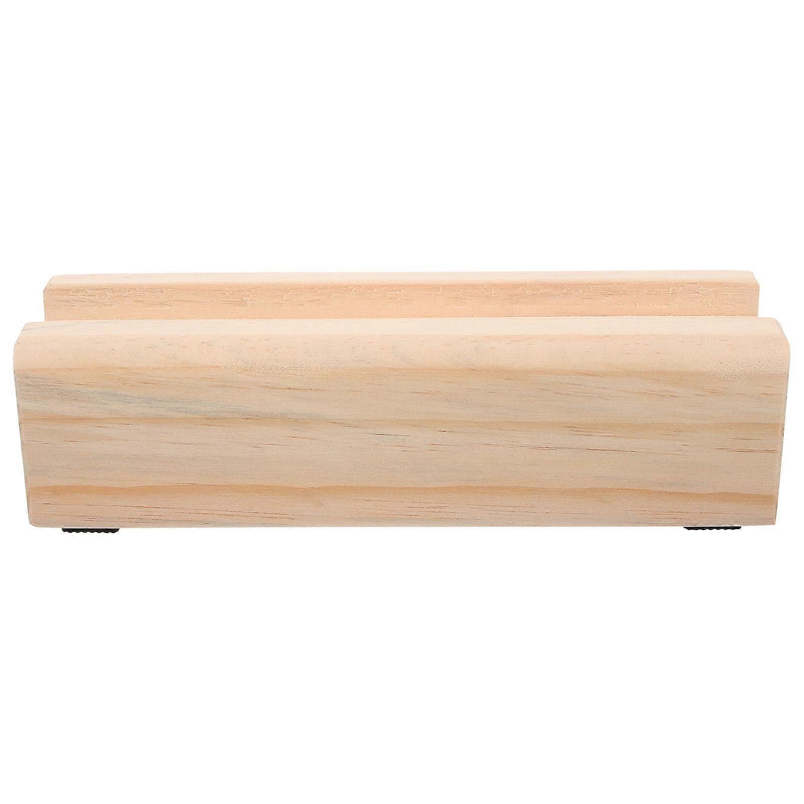 Solid Wood Full Length Mirror Stand with Non Slip Floor Display Rack for Home Decoration – Modern Minimalist Design with Stable Support