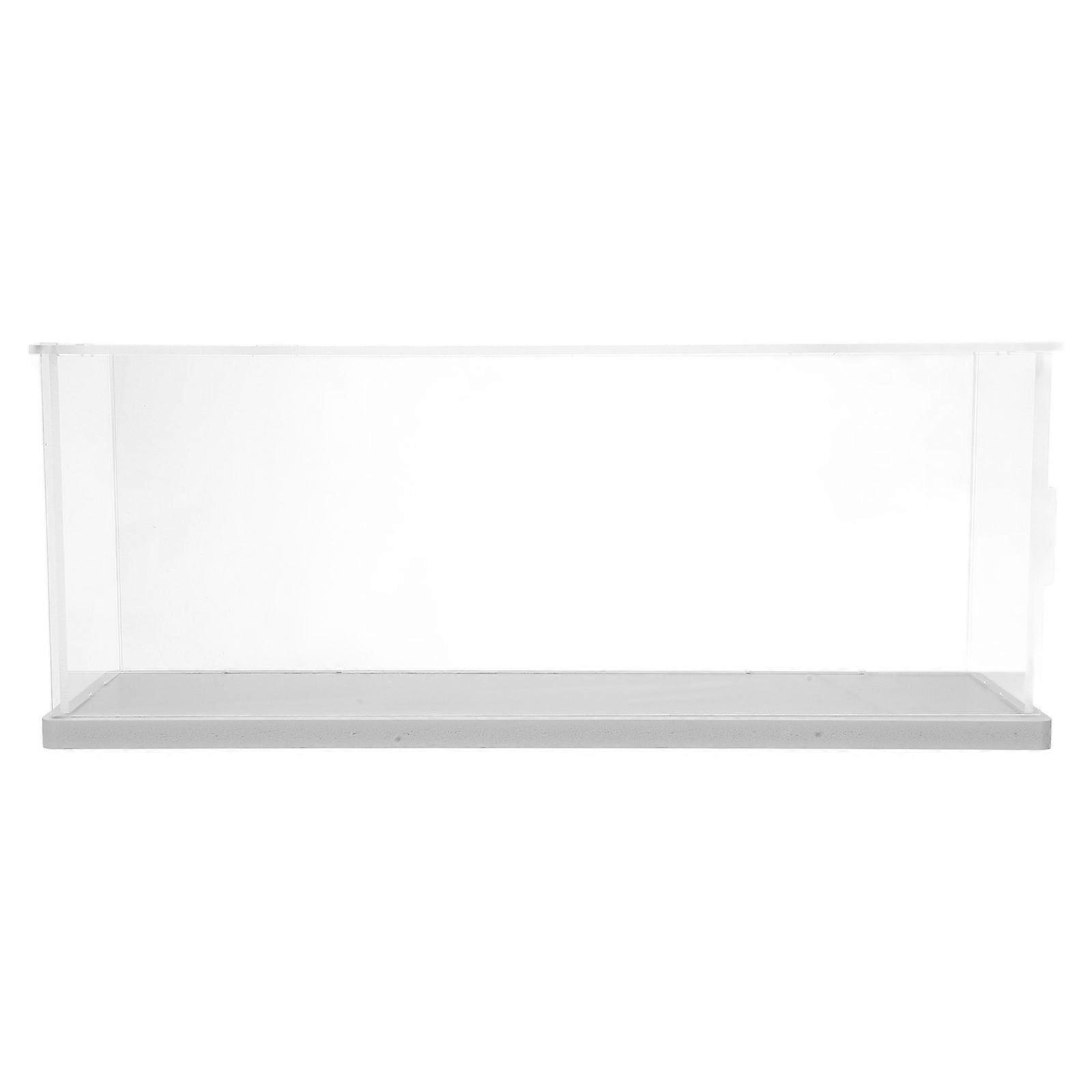 Acrylic Display Case for Collectibles, Oil Resistant Showcase for Action Figures, Keepsakes, and Desktop Storage Organizer