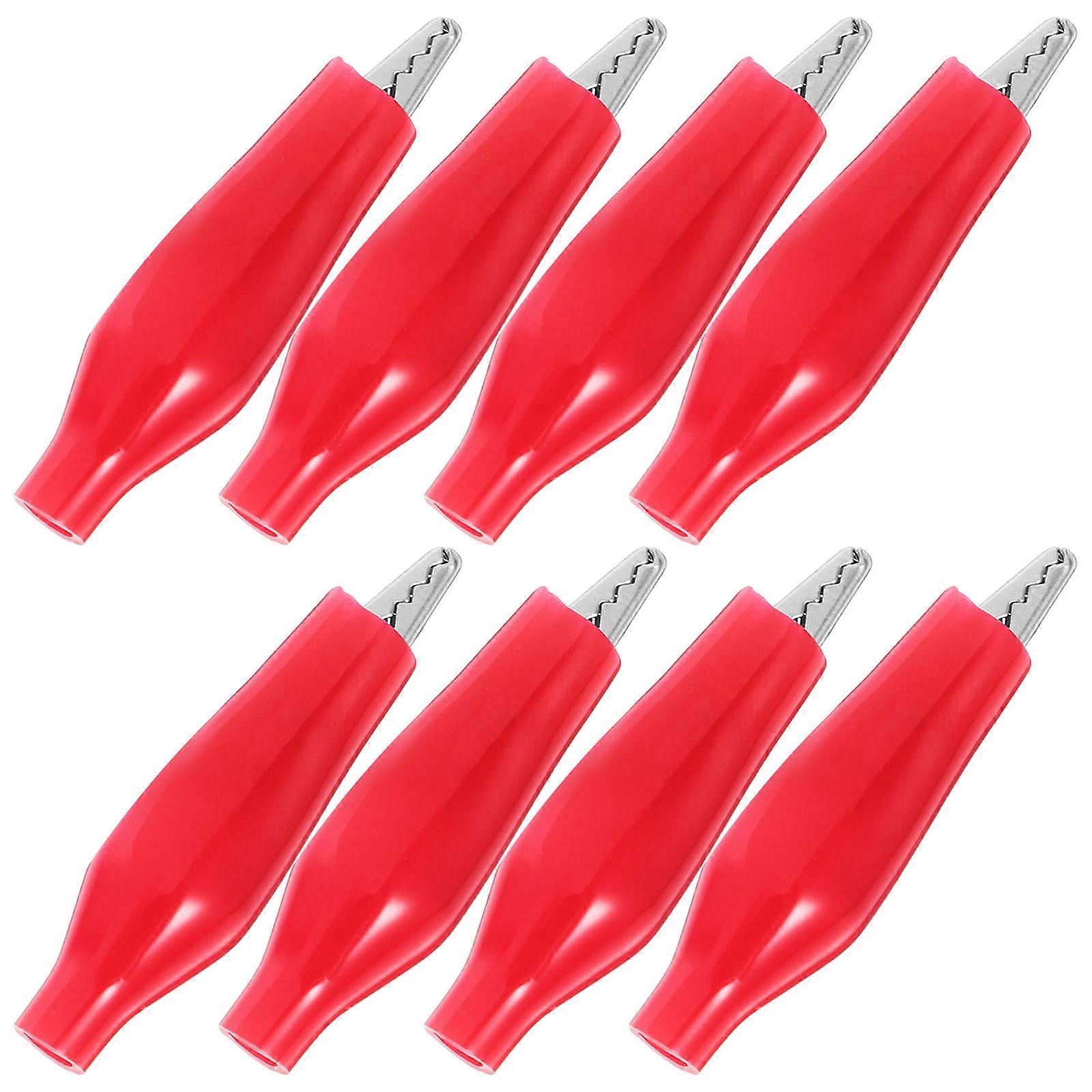 100pcs Small Clips for Electrical Test Leads, Compact Design for Safe and Use in Electronics and Automotive Applications
