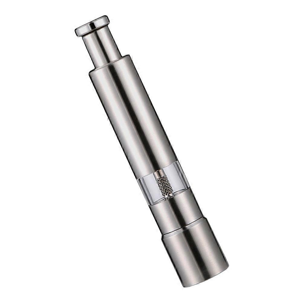 Stainless Steel Pepper Masher Tool for Kitchen Use with Visual Design and Fine Grinding, Silver, 1 Pc
