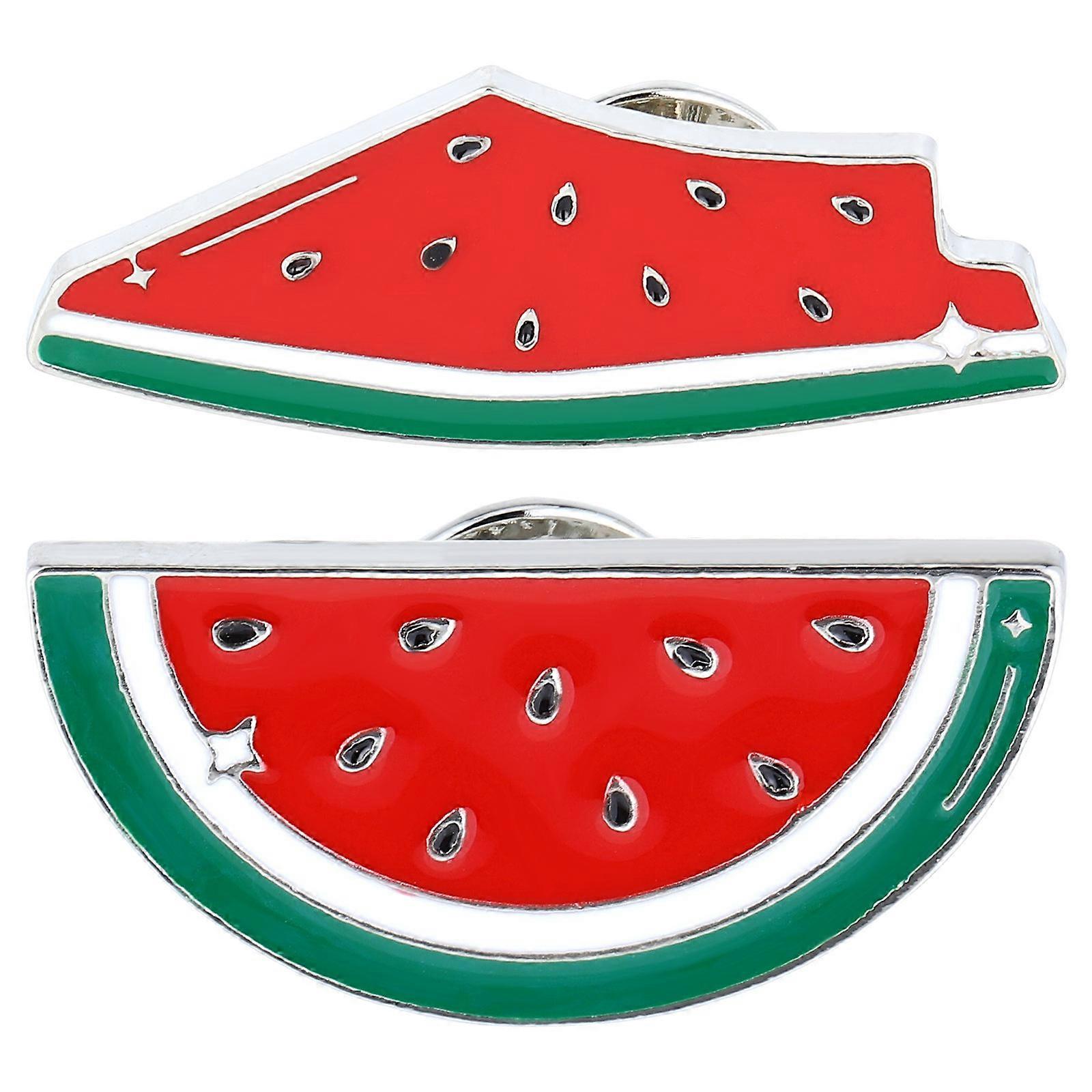 Here's a refined and appealing product description for your **Cute Watermelon Brooch Pins**:
**2pcs Cute Watermelon Brooch Pins for Women –