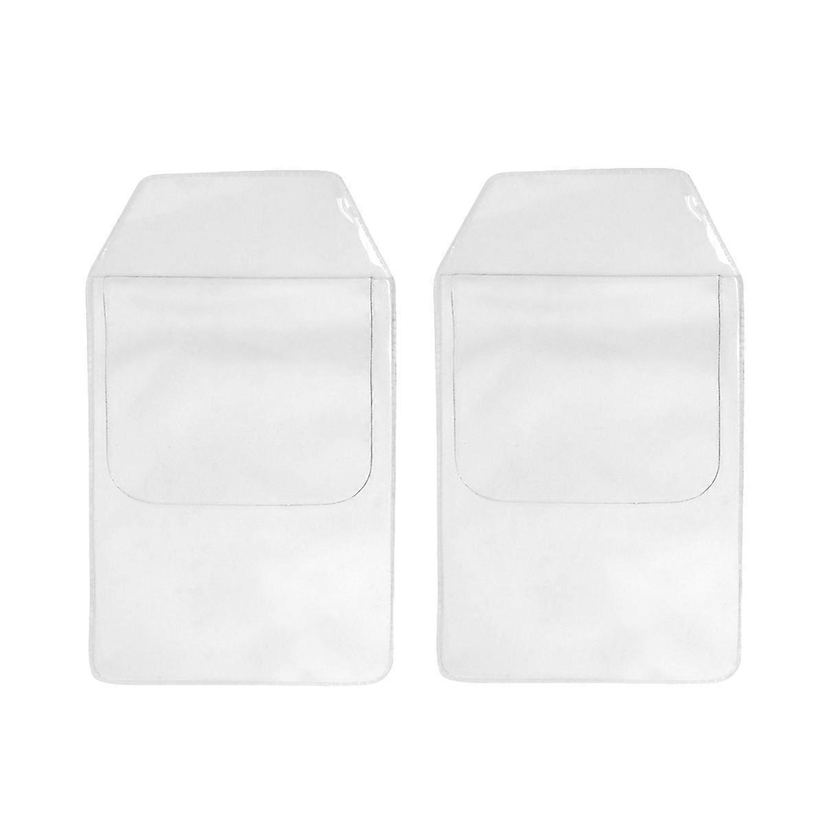 Pen Pocket Protector Bulk Transparent Pen Protector Anti-Wear Office Use 8Pcs