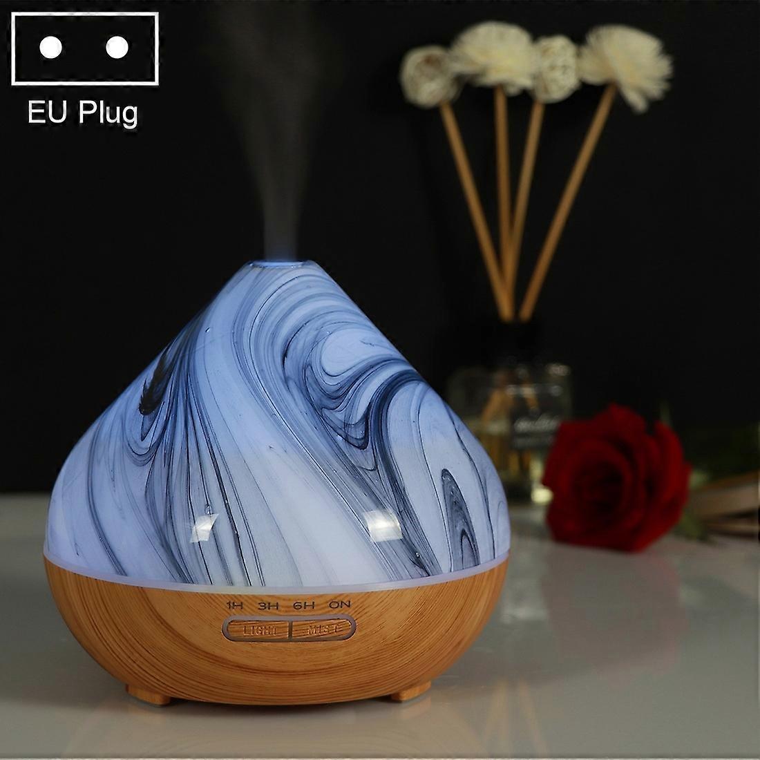 400ml Volcano Shape Humidifier Glass Aromatherapy Machine EU Plug