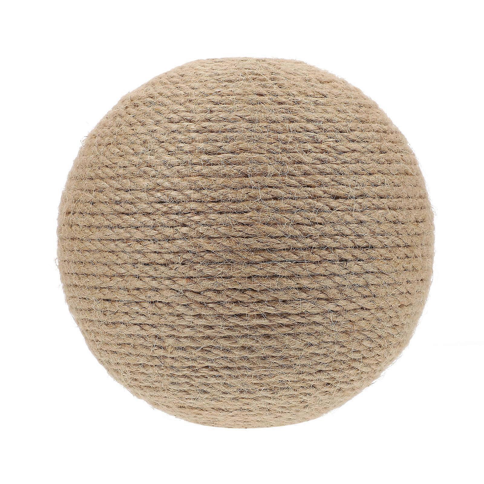Cat Claws Grinding Toy Cat Scratching Ball Shaped Pet Entertainment Supplies Light Brown 20cm Diameter Claw Sharpening 1Pcs