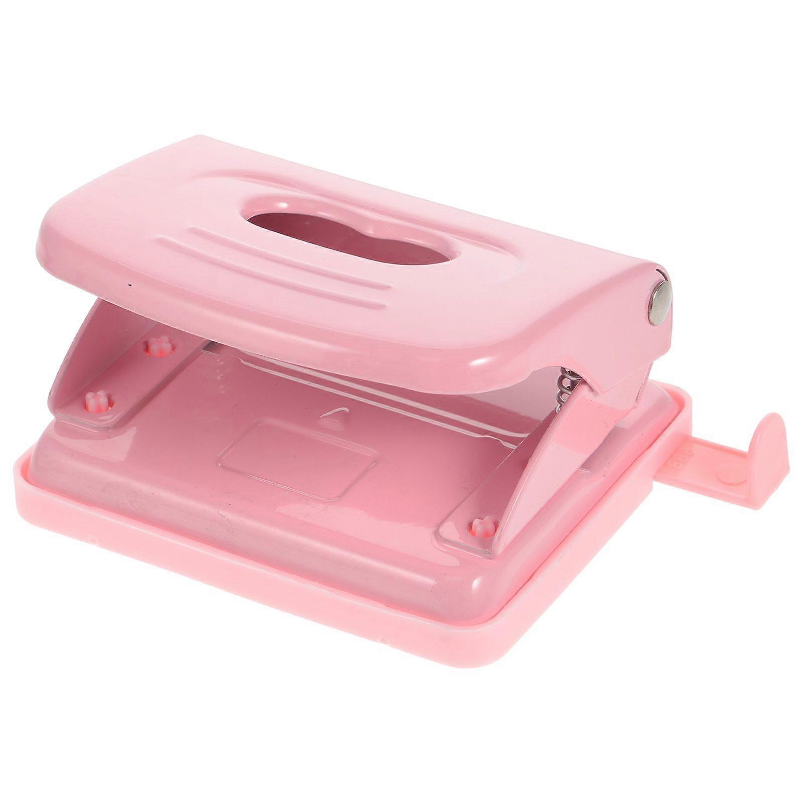 Paper Hole Puncher Plastic Paper Hole Punch Hole Punching Device Office Planner Puncher for Craft
