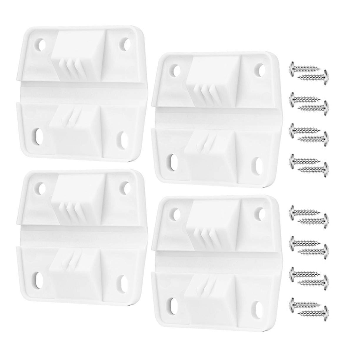 4 Pack Cooler Plastic Hinges, Cooler Hinges with Screws