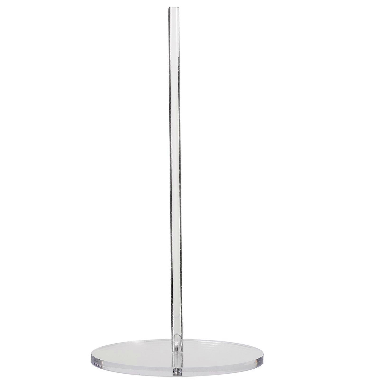 Kitchen Roll Paper Rack Acrylic Round Base Storage Space-saving 1Set