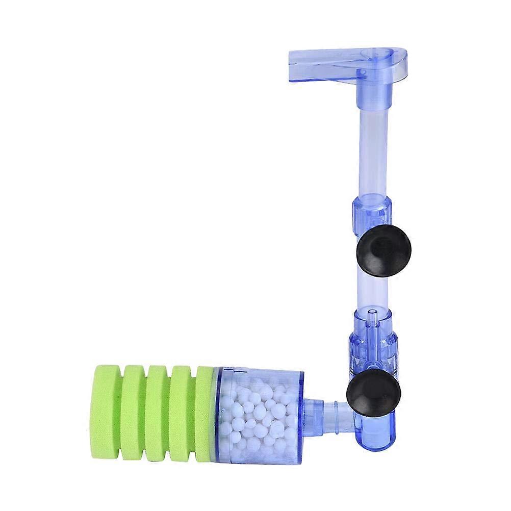 Water Filter For Fish Tank Aquarium Power Filter Wall-Mounted Biochemical Sponge 15.5x14.5x4.7cm Waste Absorption 1Set