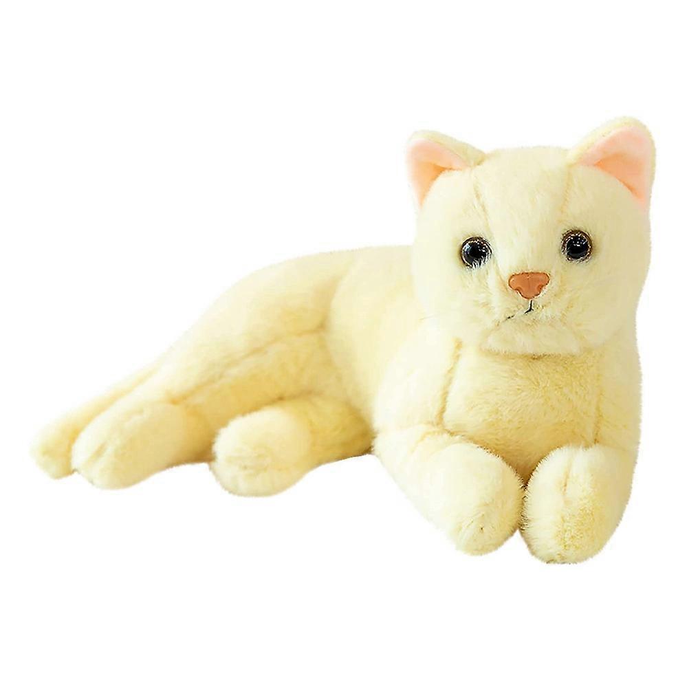 Soft Plush Cartoon Cat Doll Comfortable Stuffed Animal for Home Decor & Cozy Throw Pillow Use