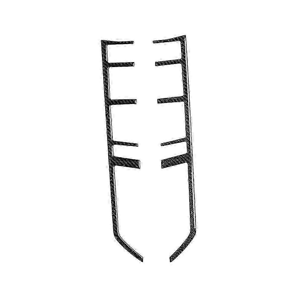 ألياف الكربون الأسود الداخلية مركز التحكم والعتاد ناقل الحركة لوحة زر شرائط تقليم الزخرفية لعام 2010-