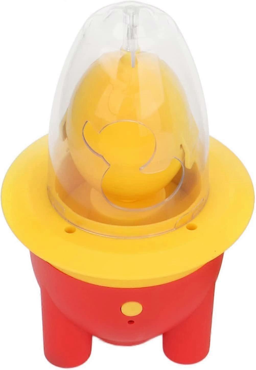 Portable Electric Egg Homogenizer - Red Silicone Golden Egg Maker for Kitchen (USB Included)