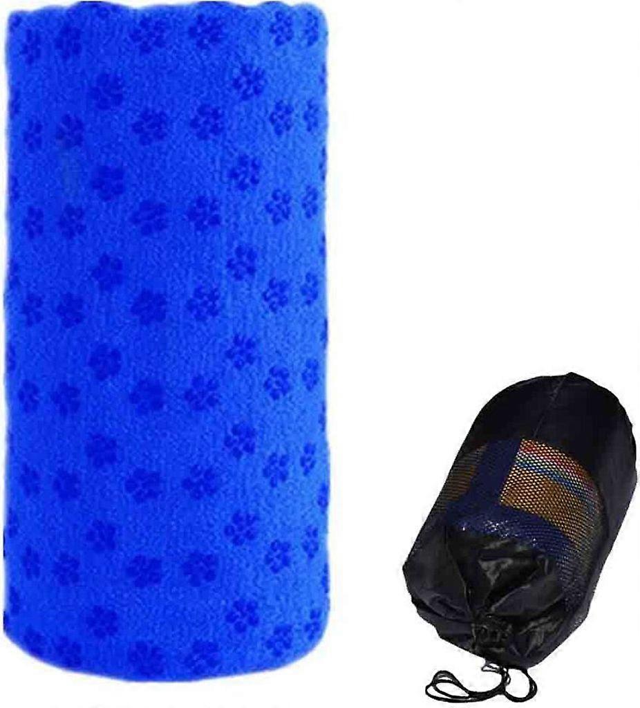 Yoga Towel for Hot Yoga and Workout (Blue)