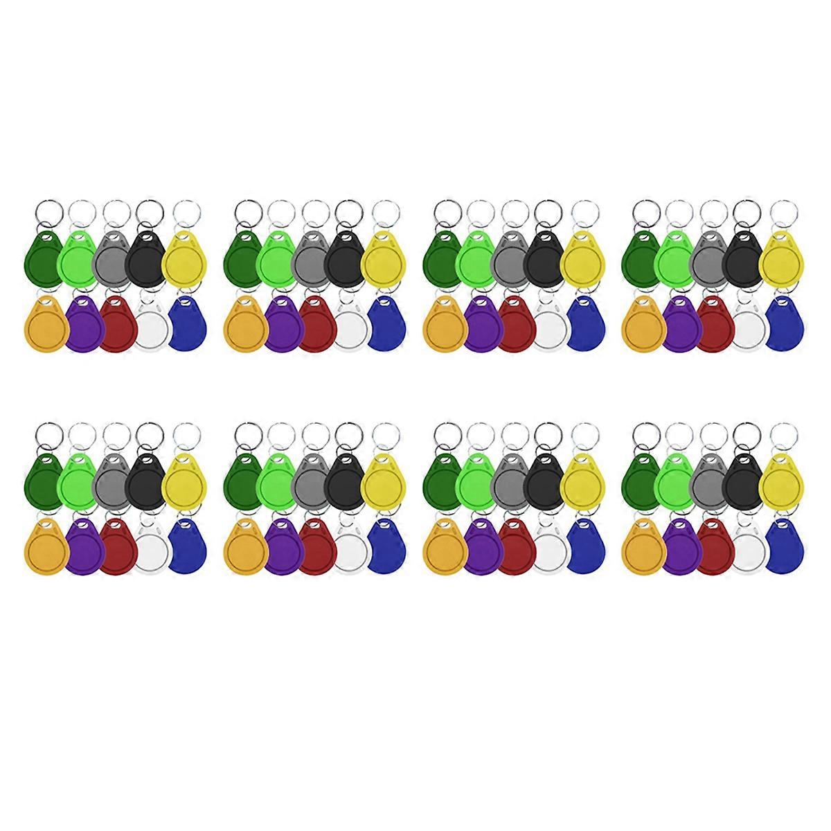 50Pcs UID 13.56MHz Block 0 Sector Writable IC Card Keyfobs Key Tags