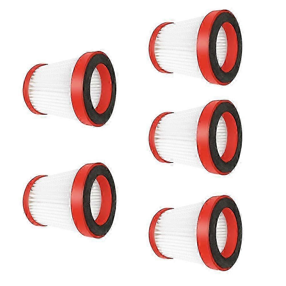 Deerma Vc01ハンドヘルド掃除機アクセサリー交換用フィルターポータブルダストCo用の5個のフィルター