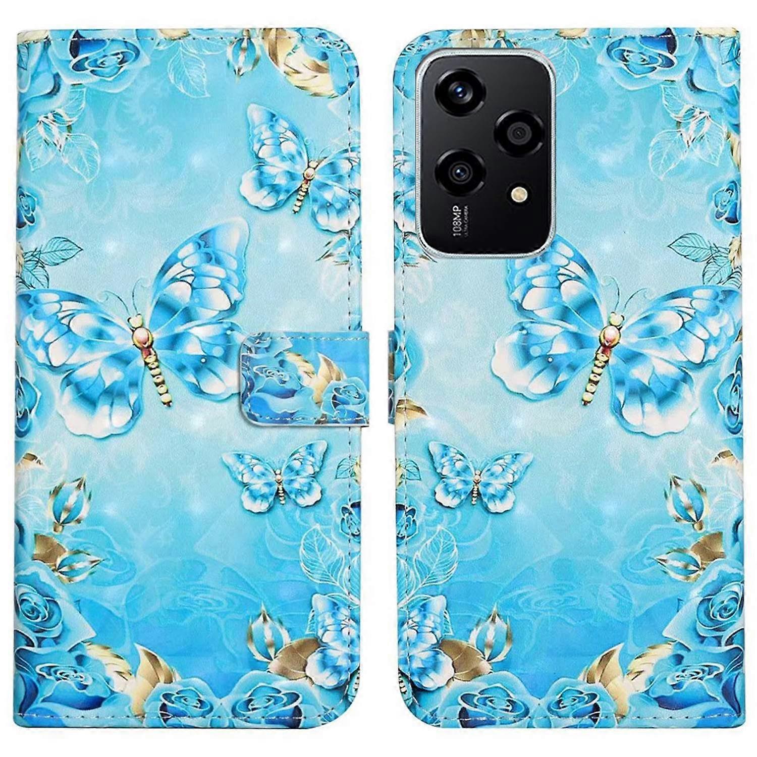 For Honor 200 Lite Case 3D Creative Pattern PU Leather Stand Phone Cover