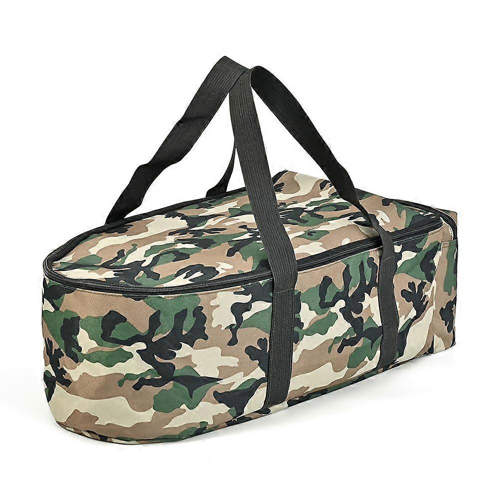 Bait Boat Carry Bag, Water Resistant, Double Zipper, Storage Bag with Handle, camouflage