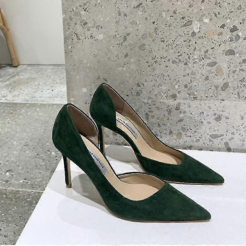 Chaussures simples à talons hauts, style peu profond