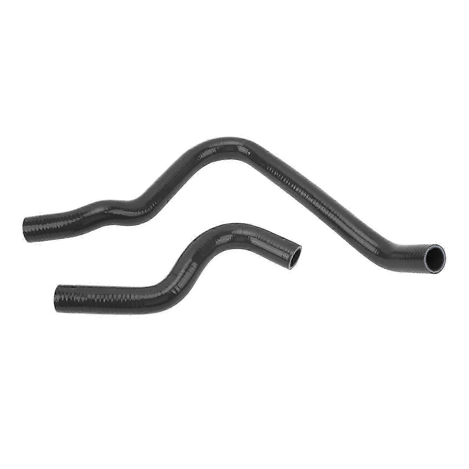 2PCS Silicone Radiator Coolant Hose Tube Kit Replacement for Certain Models with 2.2L or 2.0L Engines from 1990 to 1993 in Black