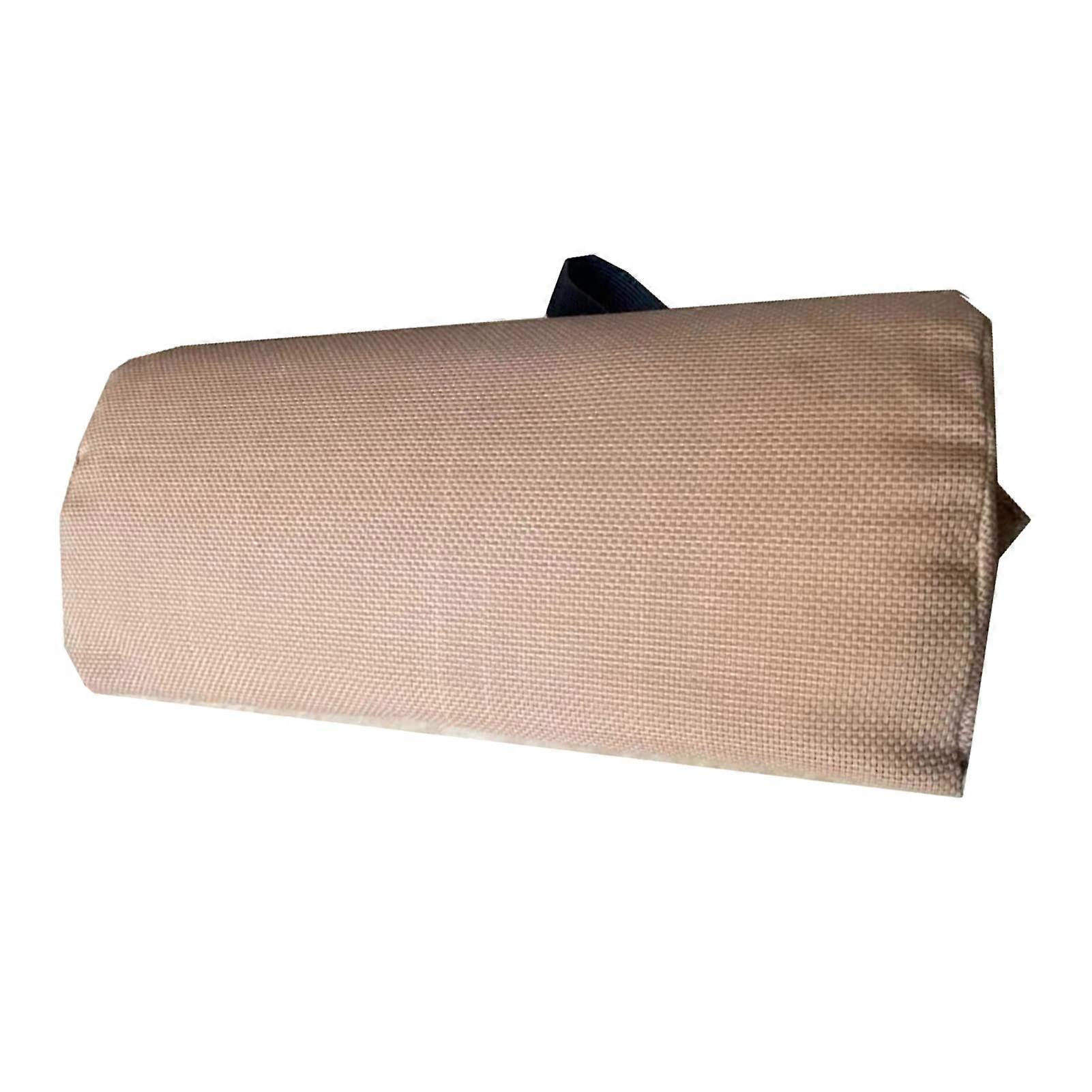 Lounger Neck Pillow with Elastic Band, Adjustable Sun Lounger Cushion for Garden Deck Chairs, Removable Headrest Support