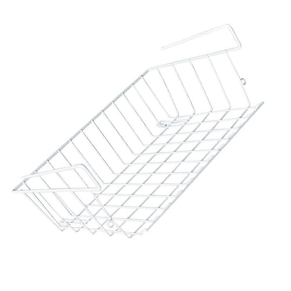 Punch Hanging Basket Rack Compact Storage Organizer for Kitchen Wardrobe Cupboard Stylish Under Partition Design Space Saving