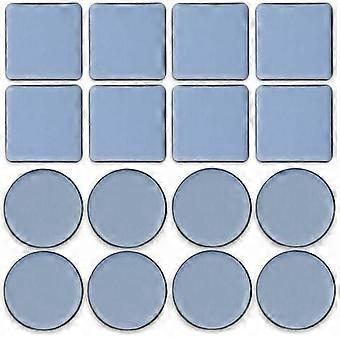 16 Stuks Teflon Zelfklevende Pads Teflon Meubelglijders Teflon Glijders voor Meubels Zelfklevende Teflon Glijders Ronde Meubelglijders voor Cir